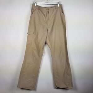Kappahl Women's Pants‎ Size 42 Tan Cargo Outdoor Lightweight Camping